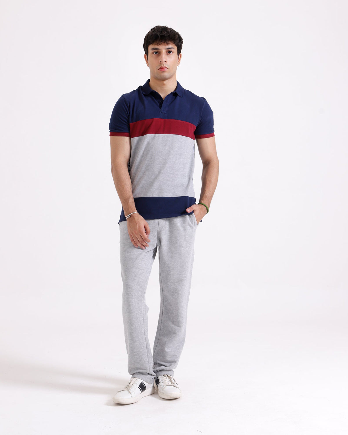 Men S/S Panel Polo Tee - Engine - Buy Now