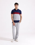 Men S/S Panel Polo Tee - Engine - Buy Now