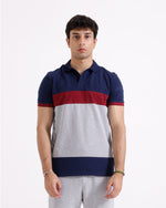 Men S/S Panel Polo Tee - Engine - Buy Now