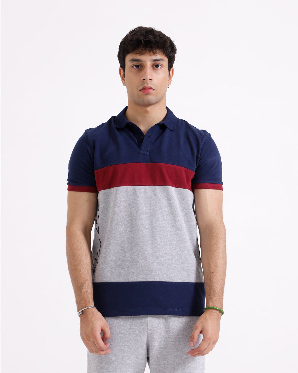 Men S/S Panel Polo Tee - Engine - Buy Now
