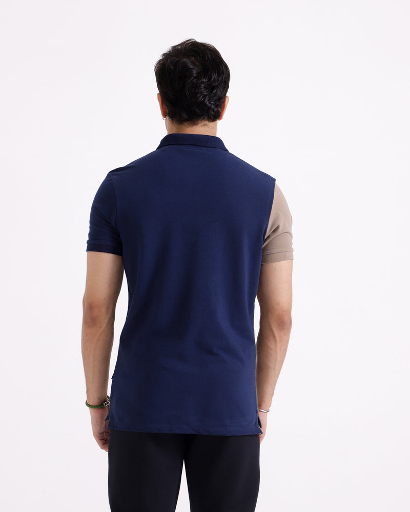 Men S/S Panel Polo Tee - Engine - Buy Now