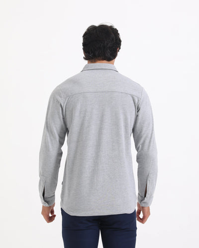 Men L/S Basic Button Down