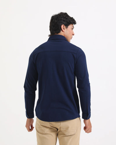 Men L/S Basic Button Down
