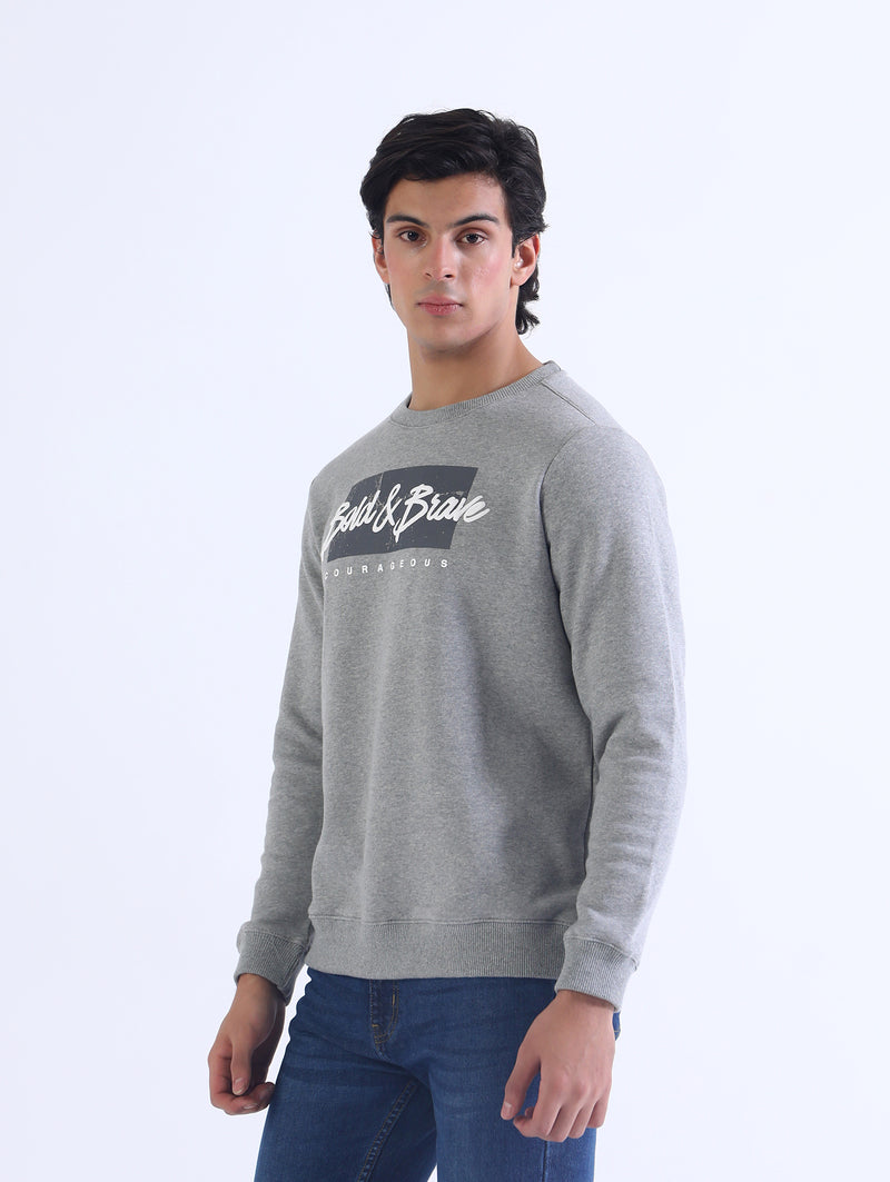 Men Typography Sweatshirt - Engine - Buy Now
