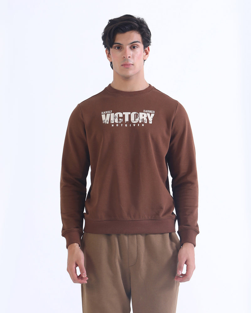 Men Typography Sweatshirt - Engine - Buy Now