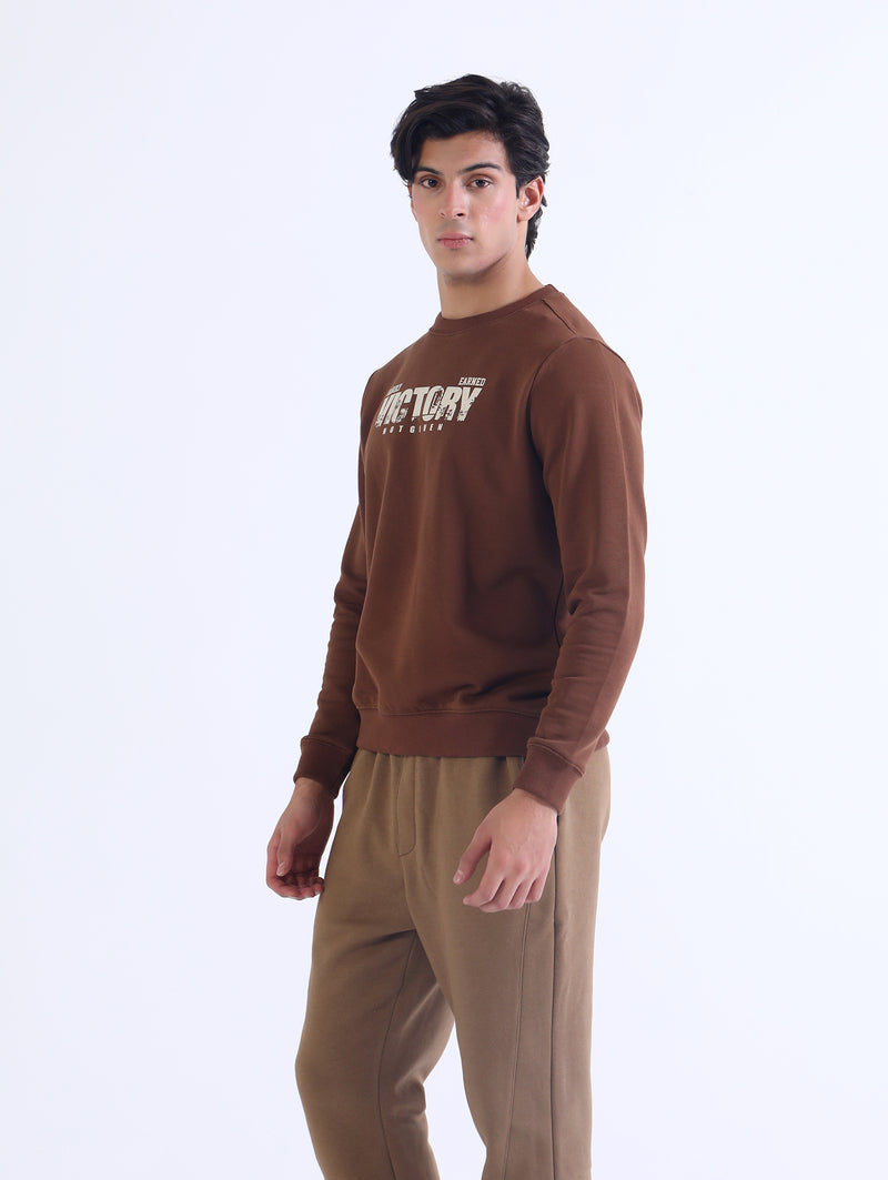 Men Typography Sweatshirt - Engine - Buy Now