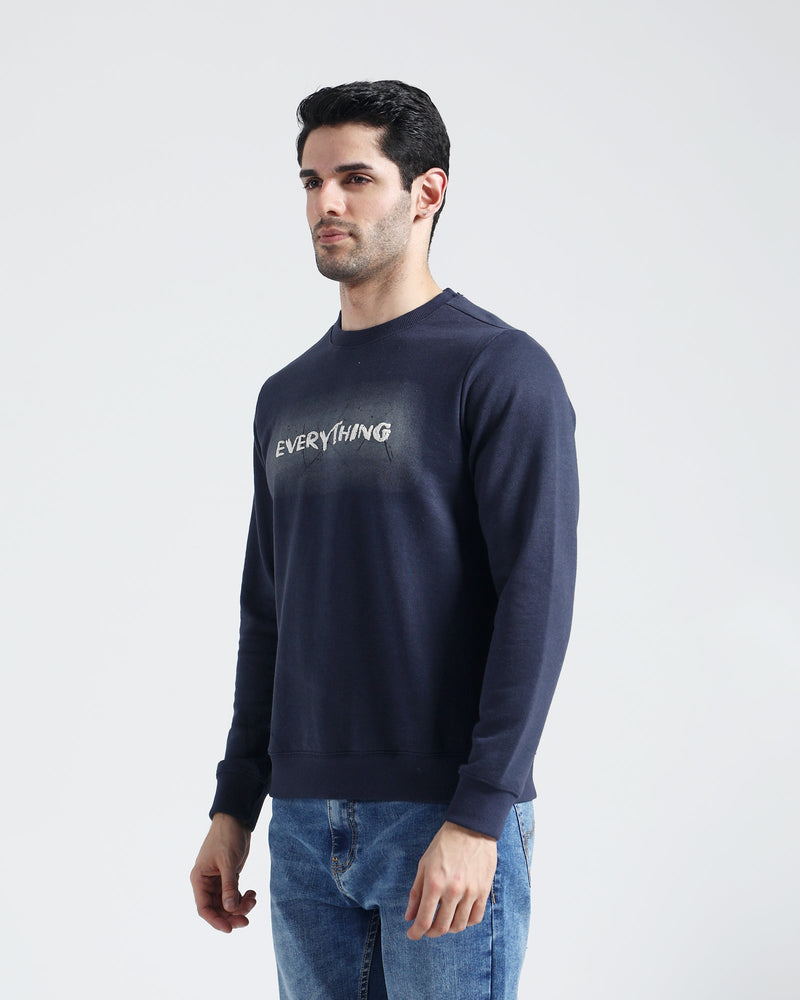 Men Typography Sweatshirt - Engine - Buy Now