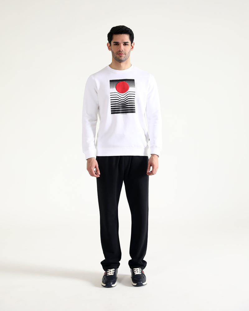 Men Typography Sweatshirt - Engine - Buy Now