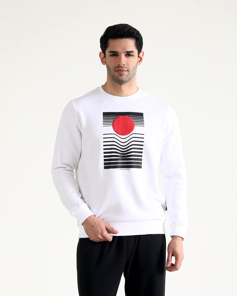 Men Typography Sweatshirt - Engine - Buy Now