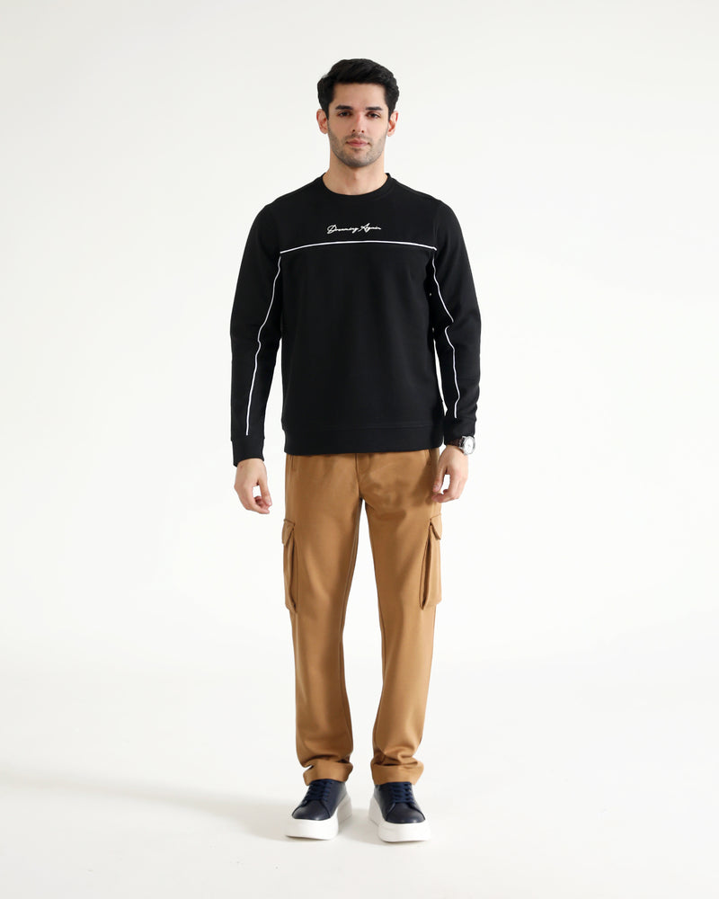 Men Typography Sweatshirt - Engine - Buy Now