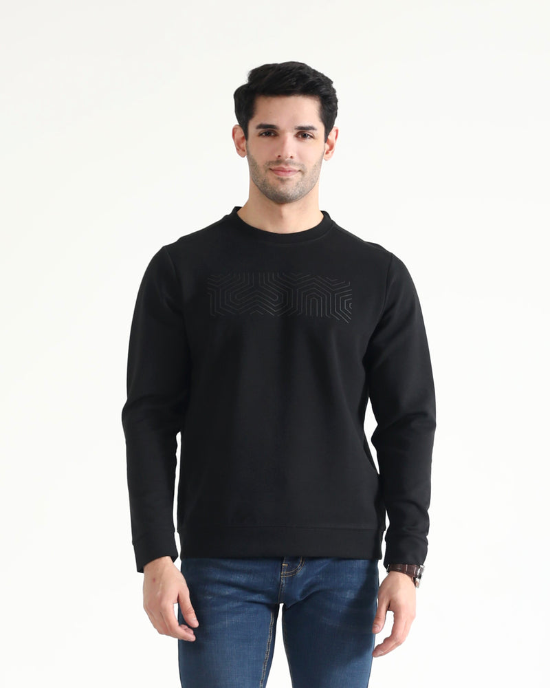 Men Typography Sweatshirt - Engine - Buy Now
