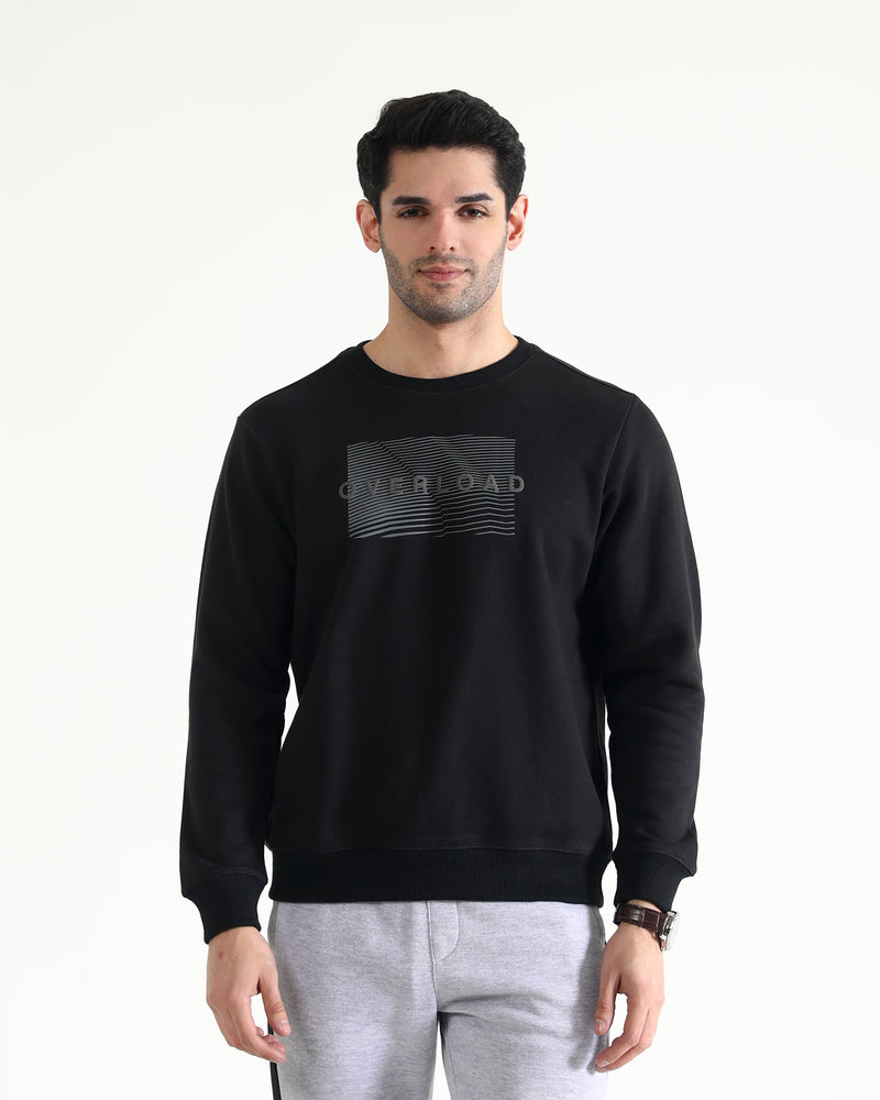 Men Typography Sweatshirt - Engine - Buy Now