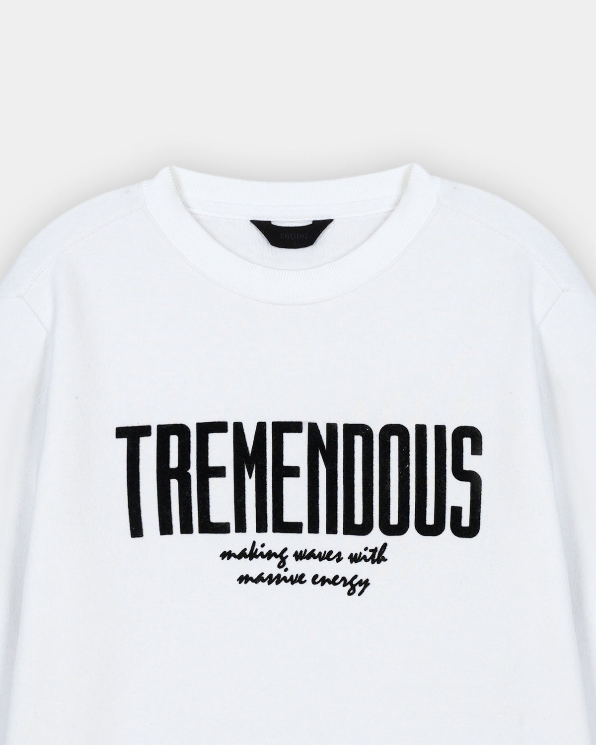 Men Typography Sweatshirt - Engine - Buy Now