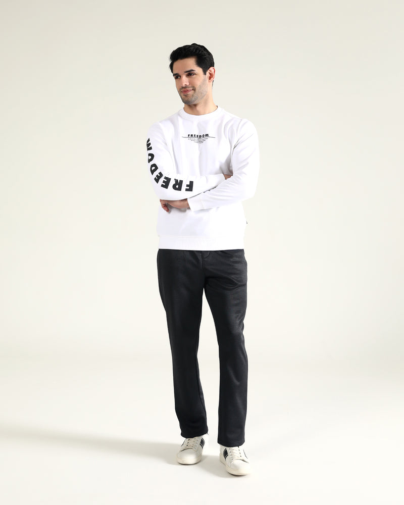 Men Typography Sweatshirt - Engine - Buy Now