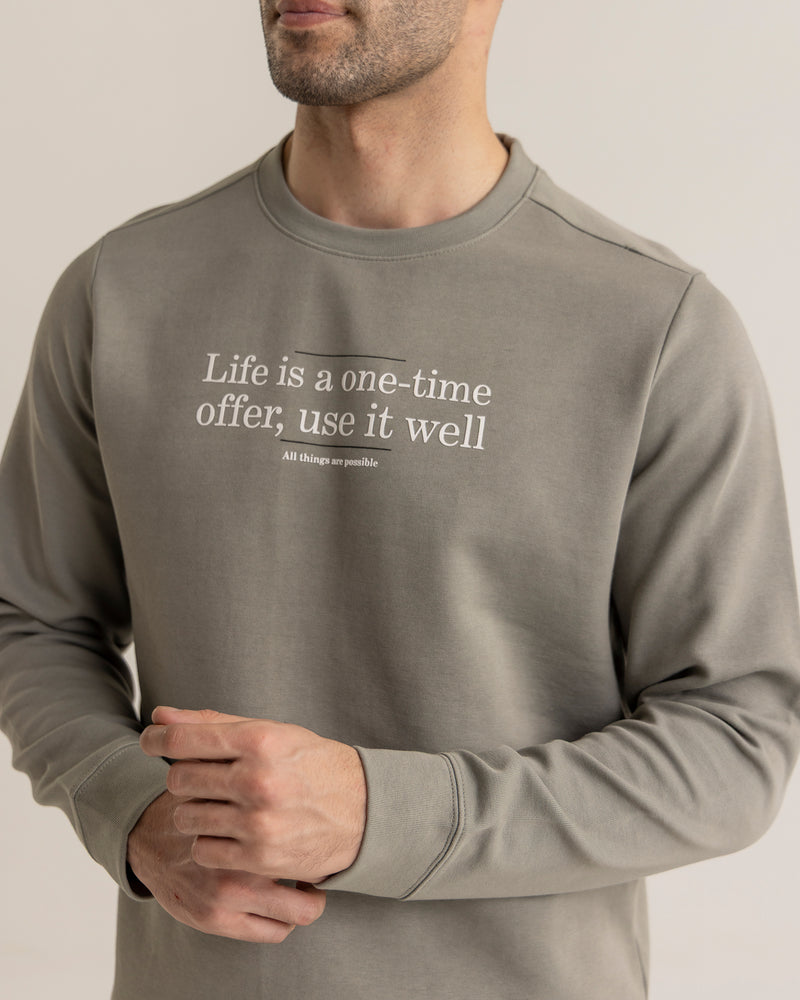Men Graphic Sweatshirt - Engine - Buy Now