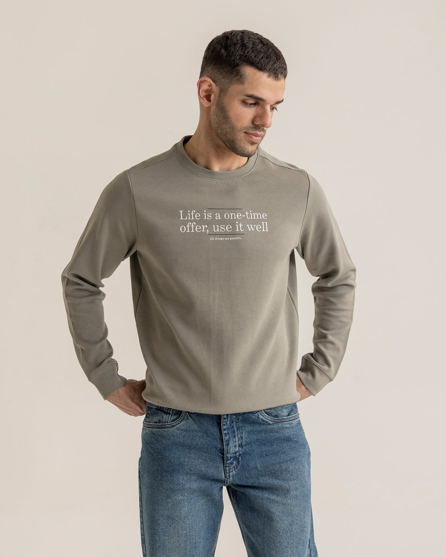 Men Graphic Sweatshirt - Engine - Buy Now