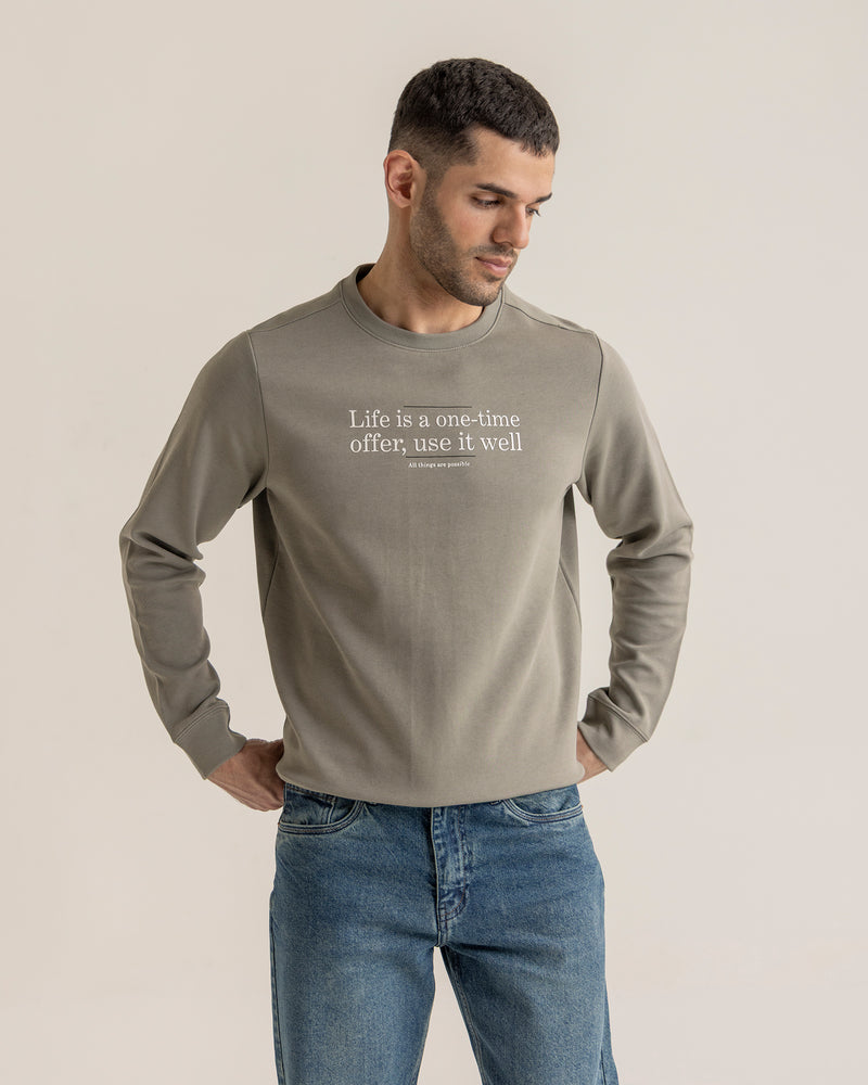 Men Graphic Sweatshirt - Engine - Buy Now