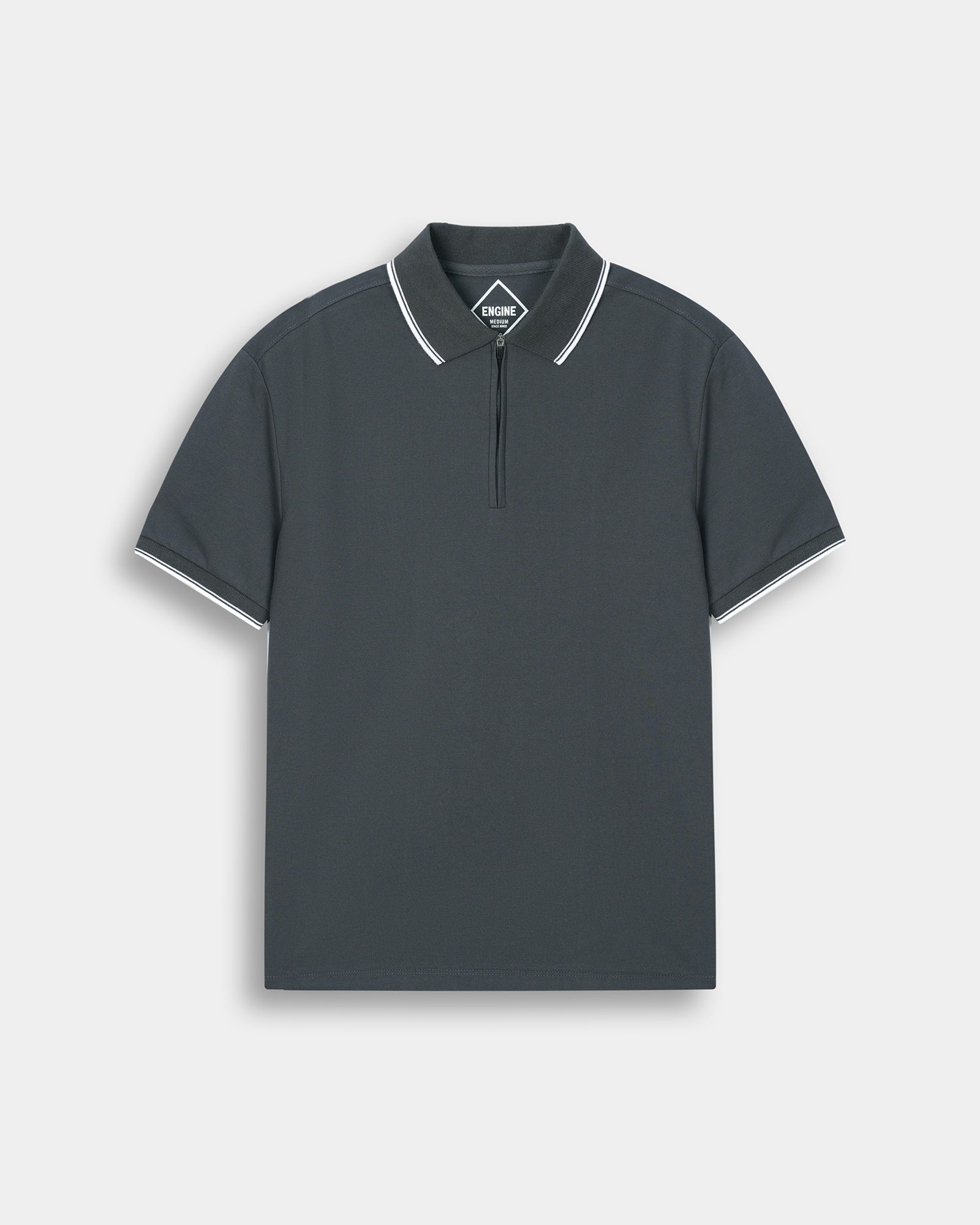 Men Zipper Polo - Engine - Buy Now