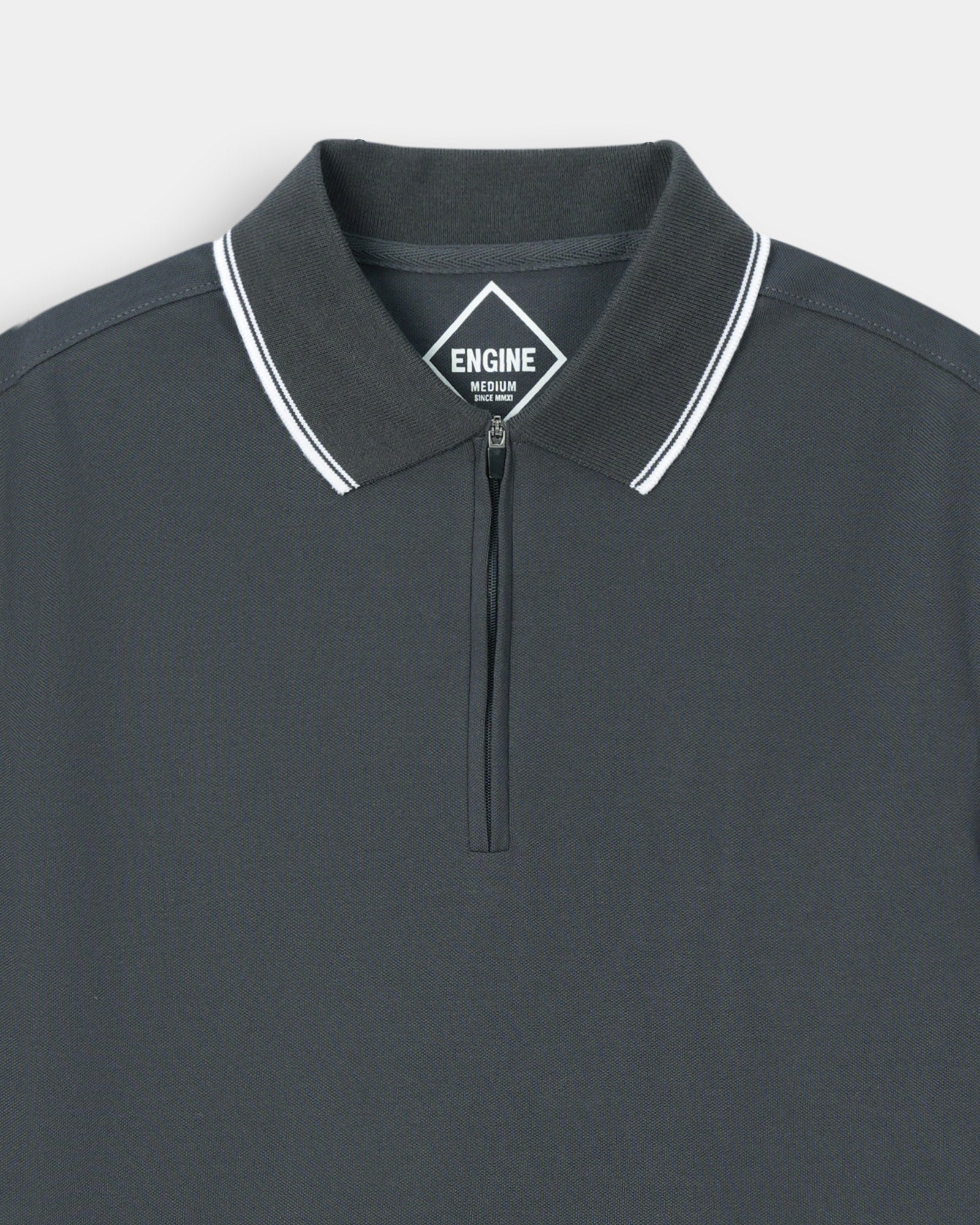 Men Zipper Polo - Engine - Buy Now