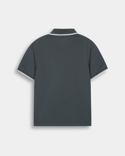 Men Zipper Polo