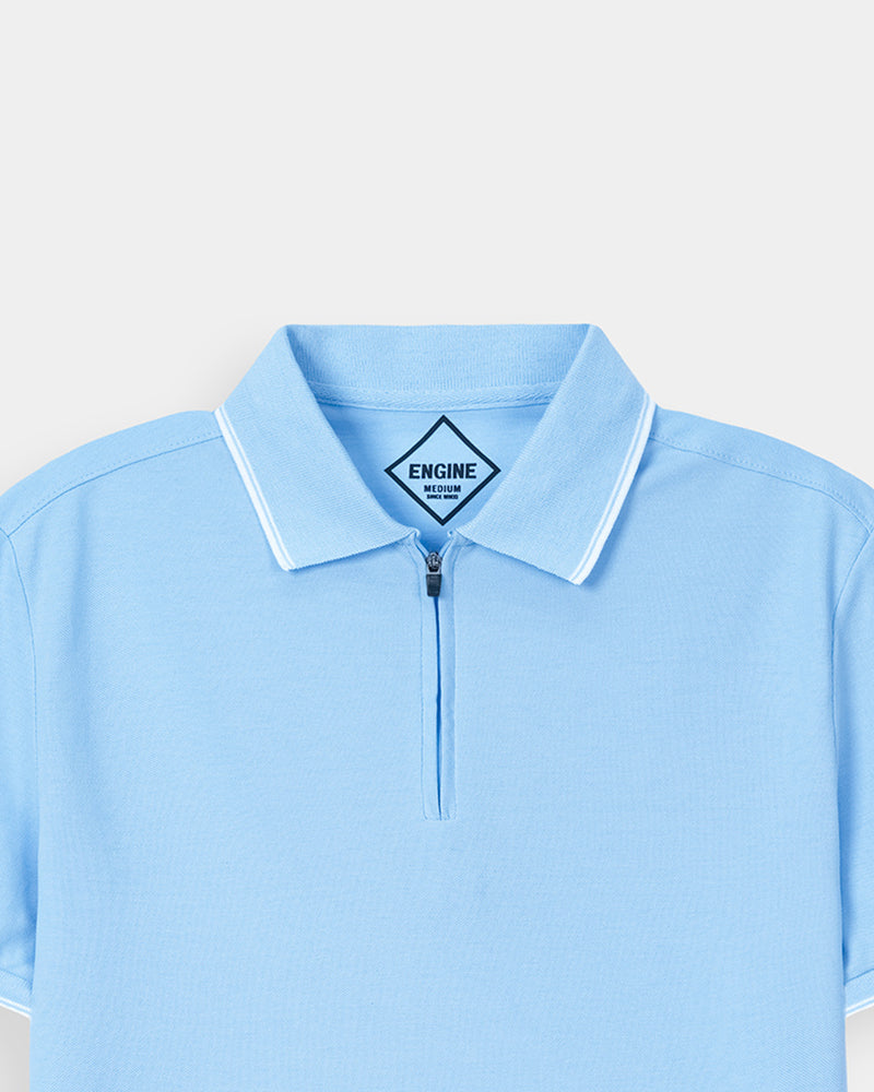 Men Zipper Polo - Engine - Buy Now