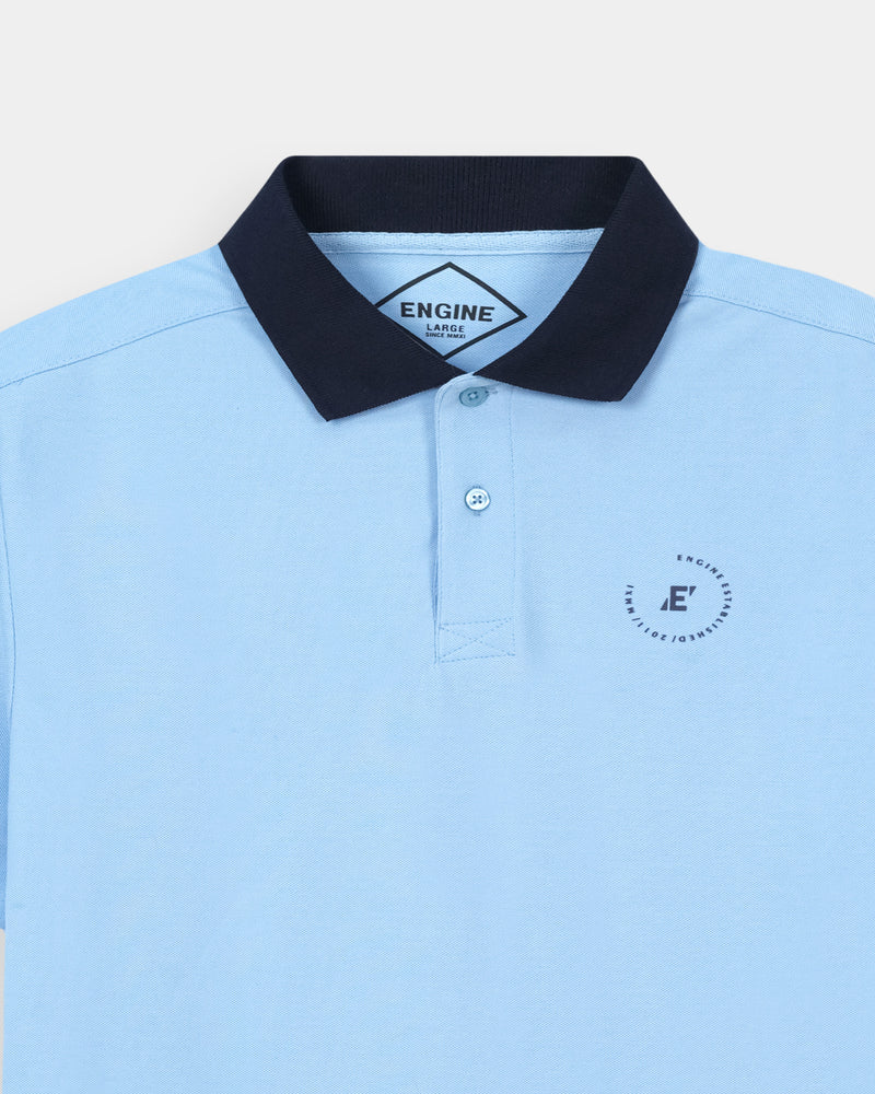 Men Polo Tee - Engine - Buy Now