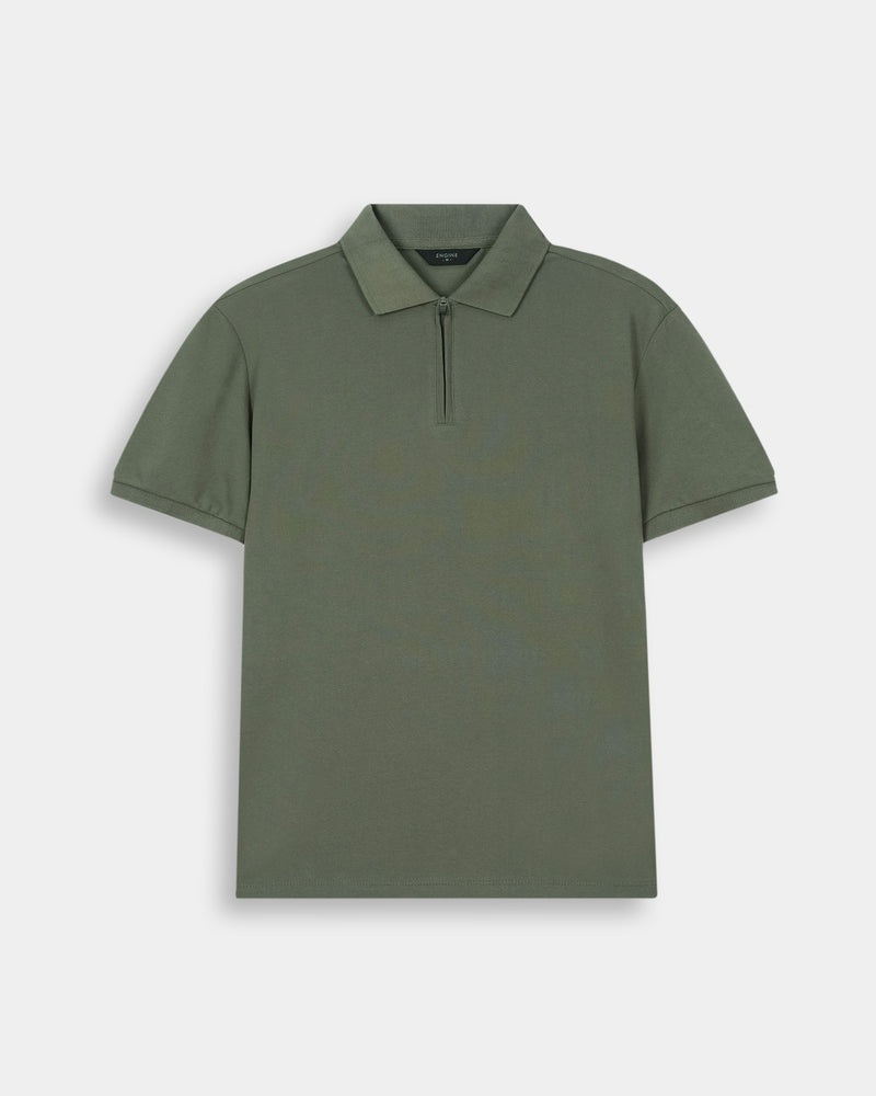 Men Zipper Polo - Engine - Buy Now