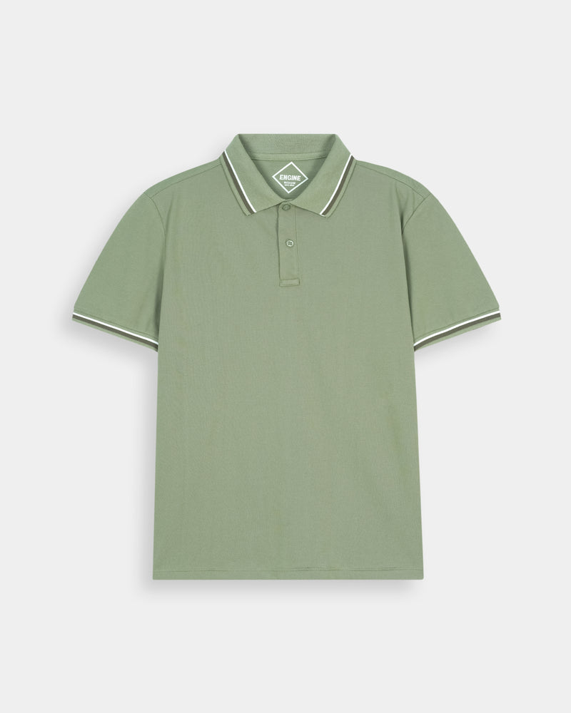 Men Polo Tee - Engine - Buy Now