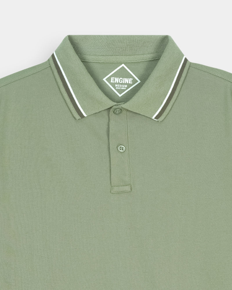 Men Polo Tee - Engine - Buy Now