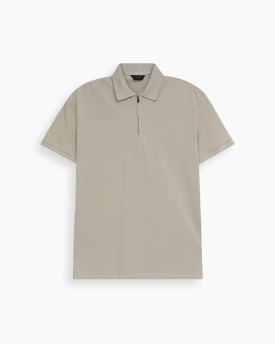 Men Zipper Polo