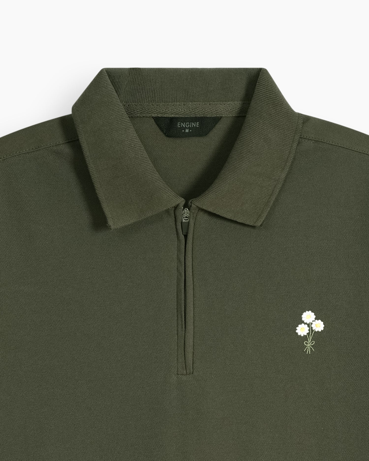Men Zipper Polo