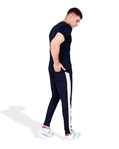 Men Contrast Panel Trouser