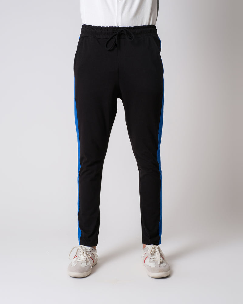 Men Contrast Panel Trousers - Engine - Buy Now