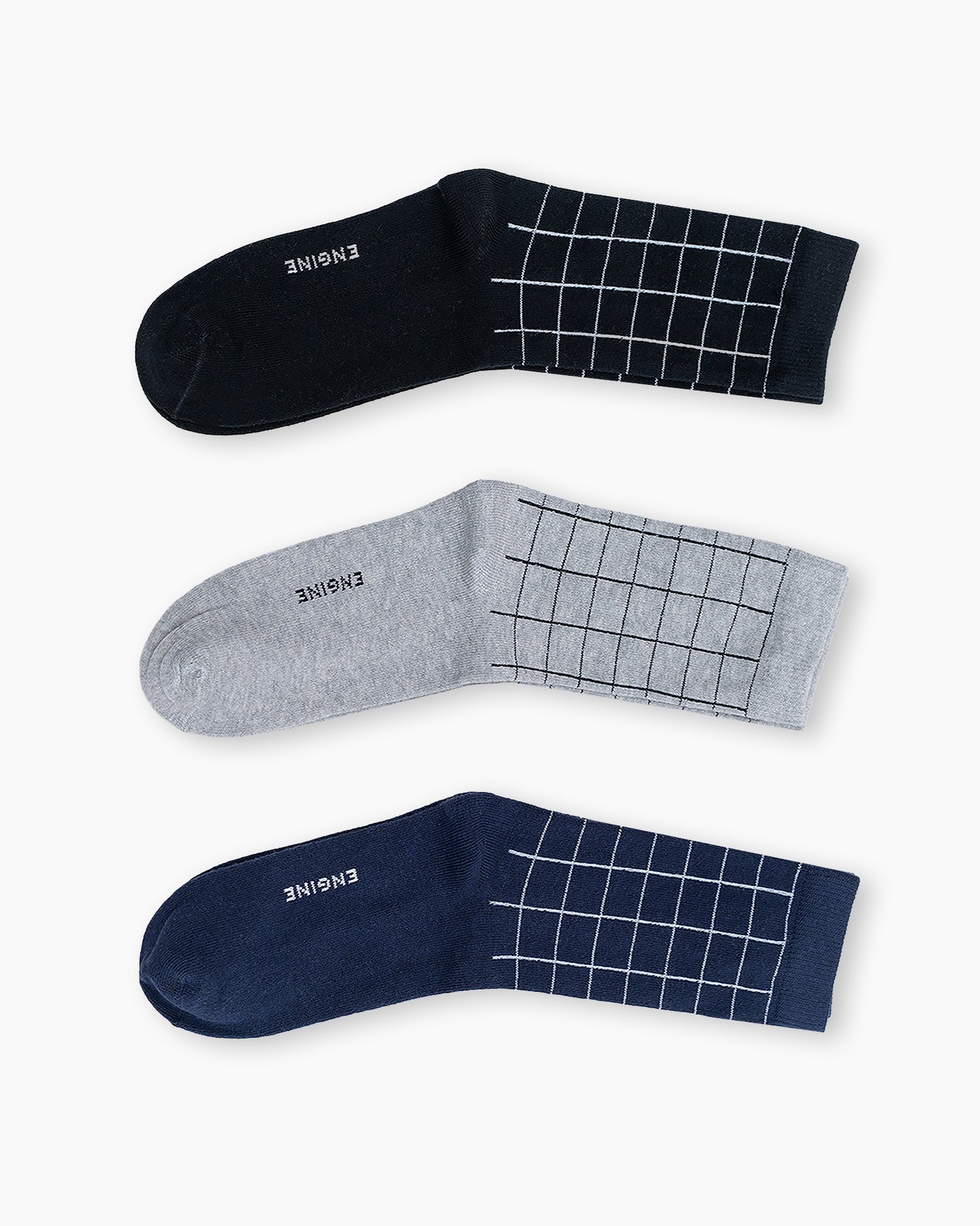 Men Crew Cut Socks - Engine - Buy Now