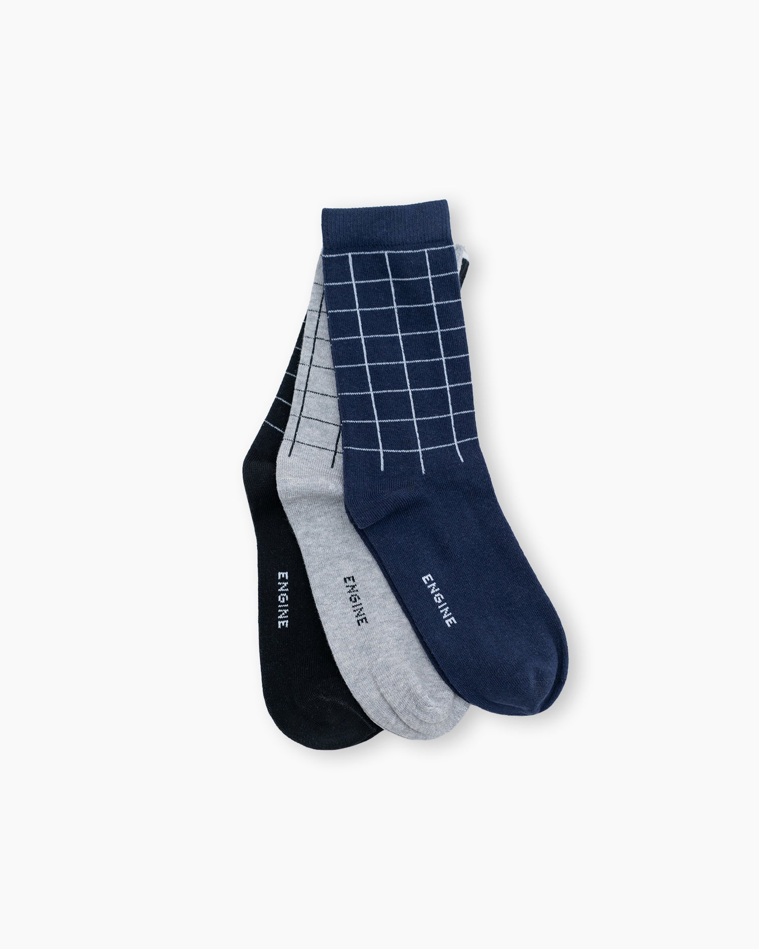 Men Crew Cut Socks - Engine - Buy Now