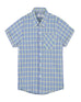 Boys Check Shirt S/S Casual Shirt