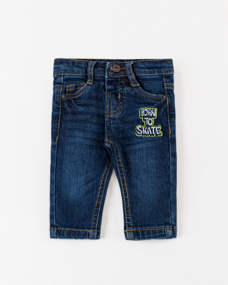 Boys Blue Color Slim Fit Denim - Engine - Buy Now