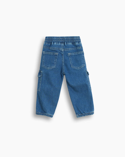 Girls Cargo Denim