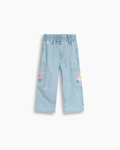 Girls Flared Denim
