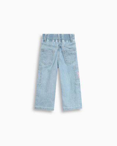Girls Flared Denim