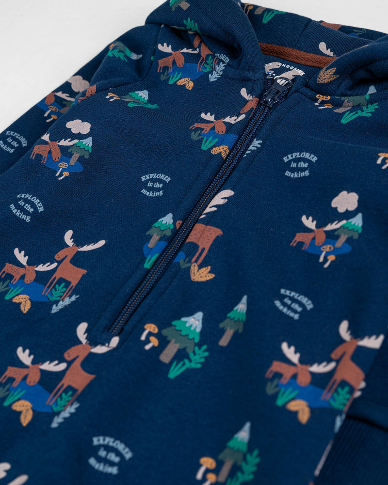 Baby Boys Navy Color Romper Suit - Engine - Buy Now