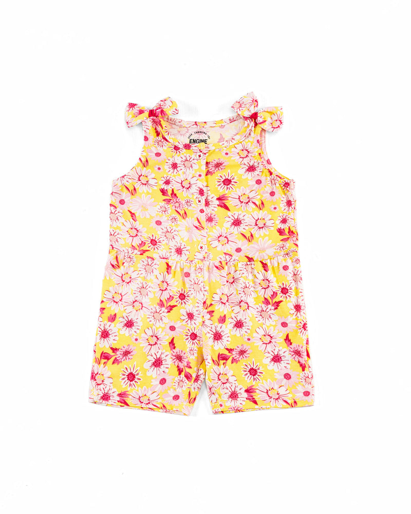 Girls Printed Floral Romper - Engine - Buy Now
