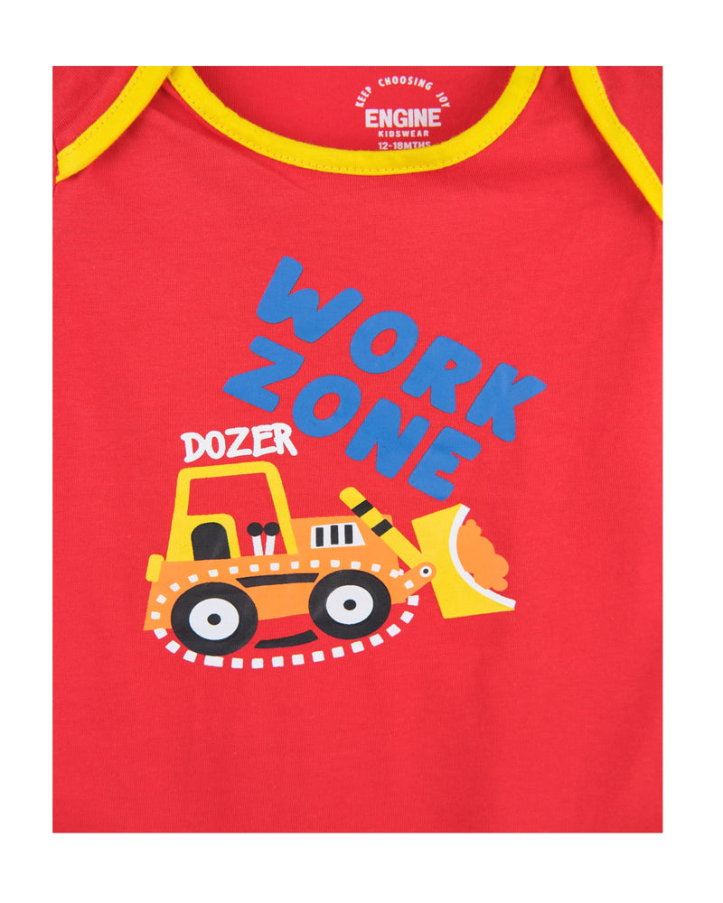 Boys Romper Suit - Engine - Buy Now
