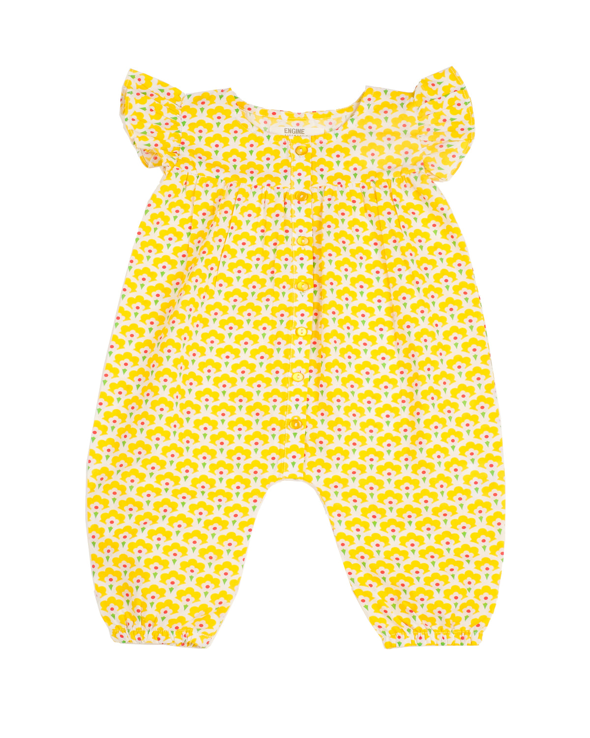 Girls Ruffle Sleeveless Romper - Engine - Buy Now