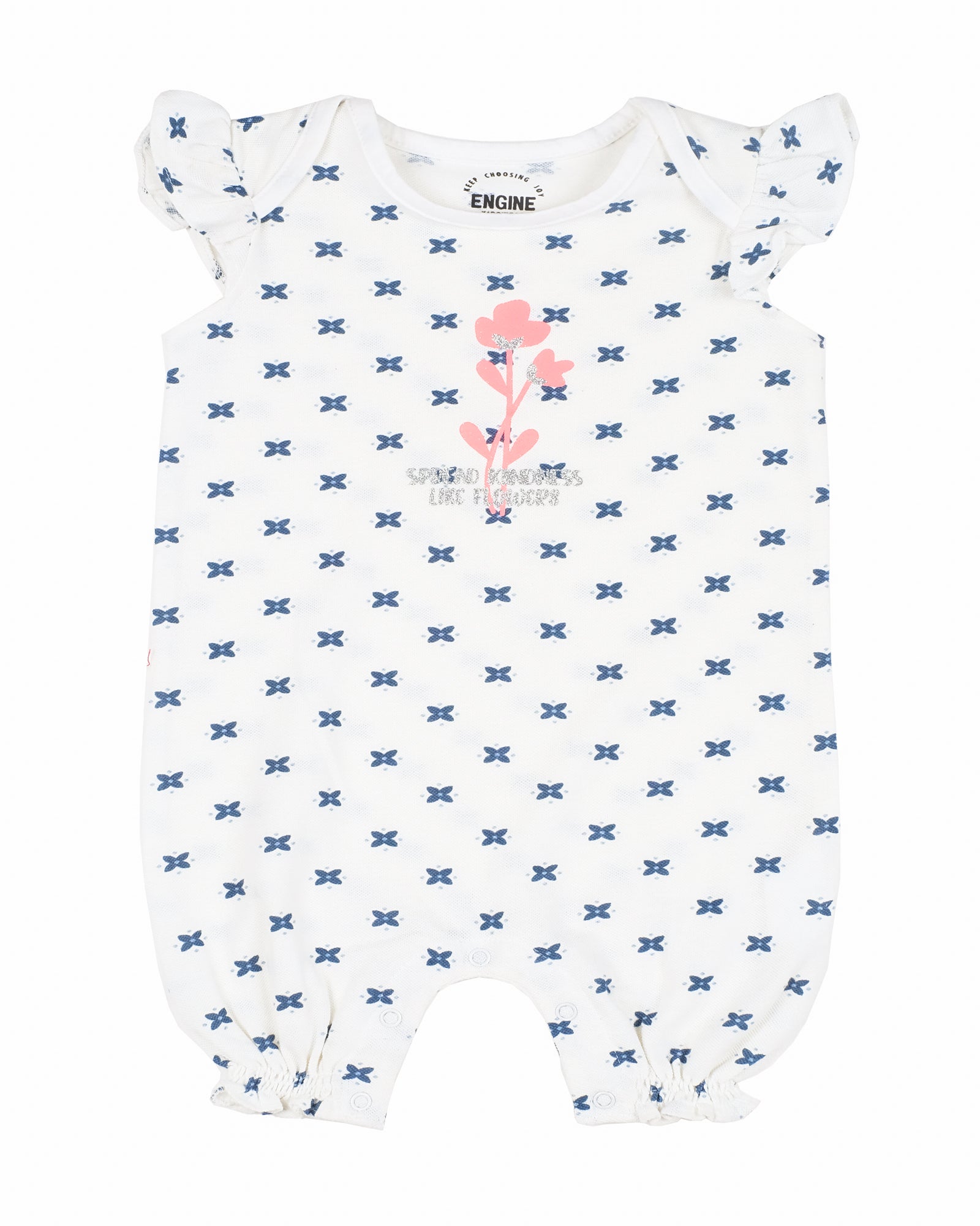 Girls Printed Romper - Engine - Buy Now