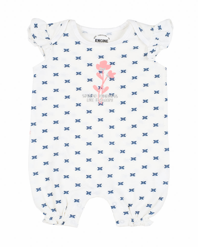 Girls Printed Romper - Engine - Buy Now