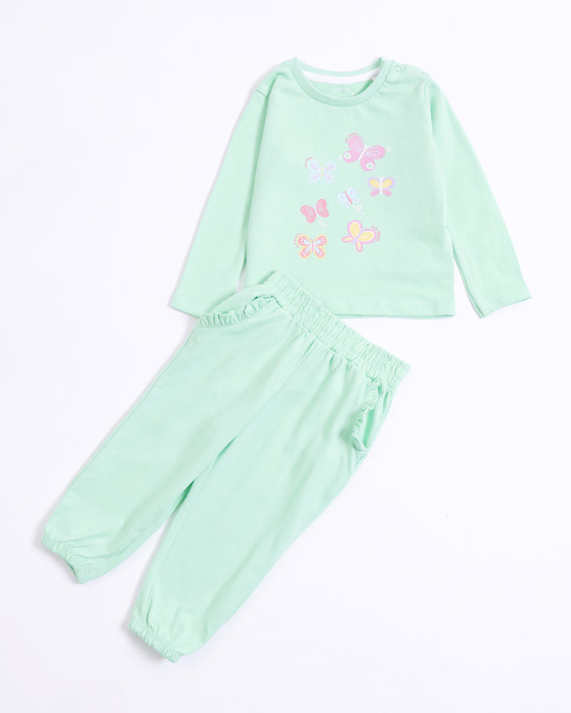 Girls 2 Piece Knit Suit - Engine - Buy Now