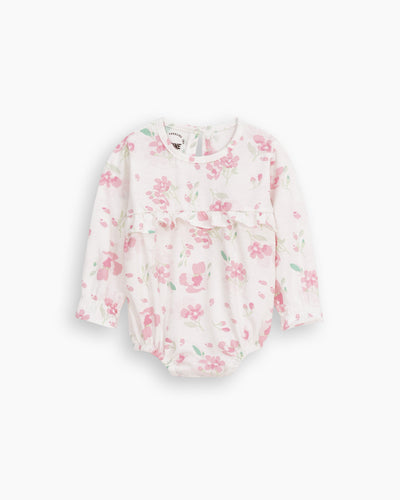 Girls Printed Romper