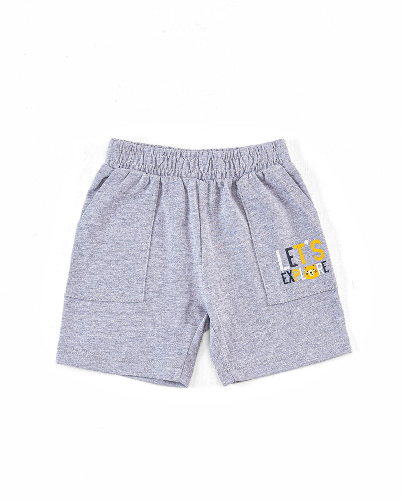 Boys Slogan Printed Shorts - Engine - Buy Now