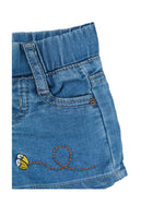 Girls Embroidery Denim Shorts - Engine - Buy Now